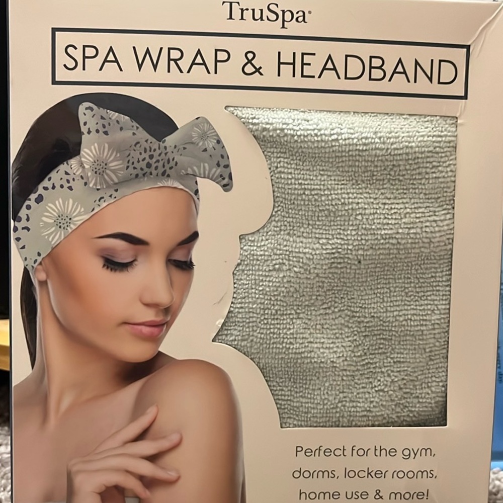 TruSpa Spa Wrap and Head Band